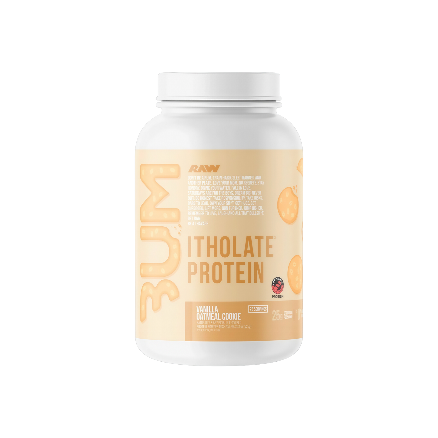 Raw Nutrition BUM Itholate Protein Powder 25 Servings