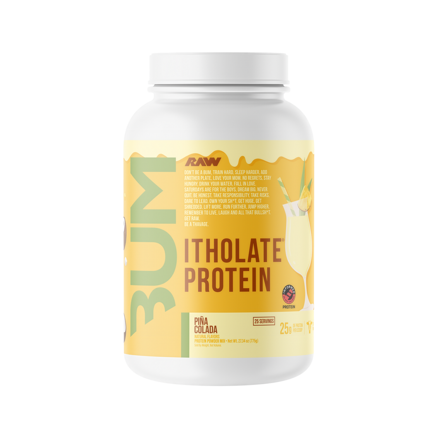 Raw Nutrition BUM Itholate Protein Powder 25 Servings